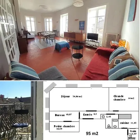 Les 7 Balcons, Comedie-corum-gare, Parking, Spacieux Lumineux Haussmannien